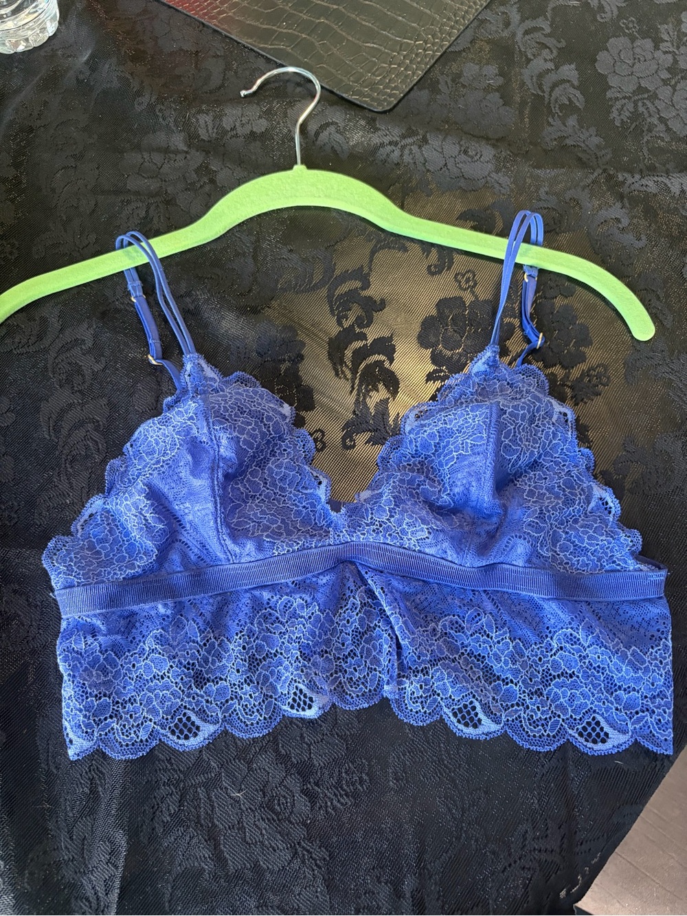 Lace Bralette - Blue
